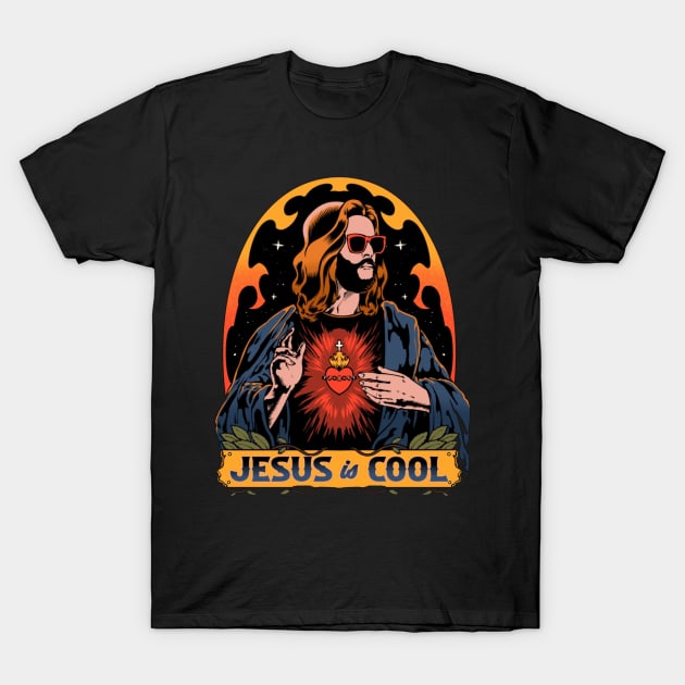 Jesus is cool T-Shirt by Mikeywear Apparel